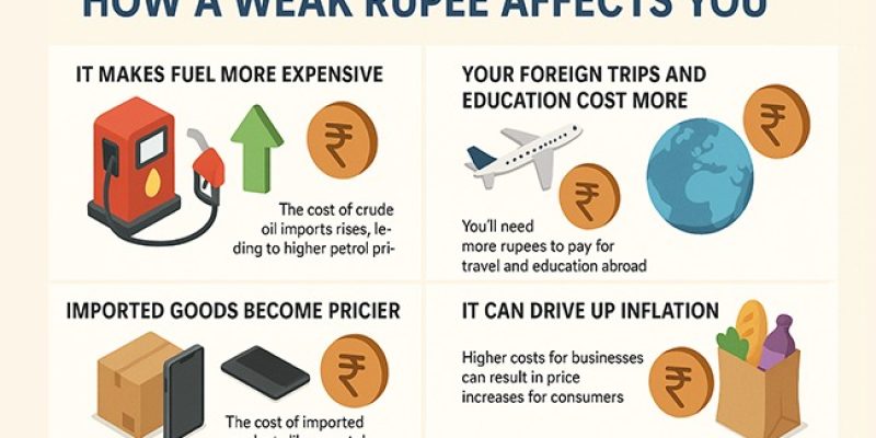 How a Weaker Rupee Affects You