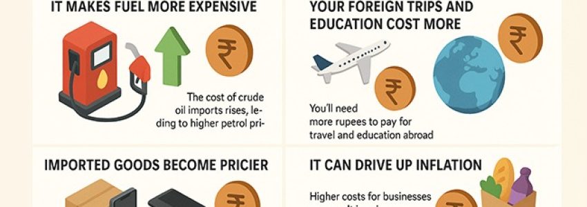 How a Weaker Rupee Affects You